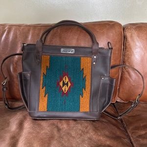 OOAK Nena & Co convertible leather bag/backpack